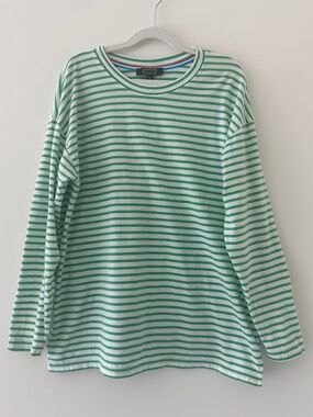 AYR French Fry Tee Striped Green - XS